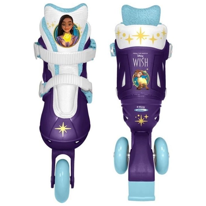 Patins en Ligne two in one - DISNEY - WISH - 3 Roues - Tri skate et Ro