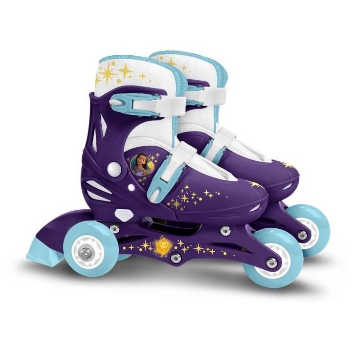 Patins en Ligne two in one - DISNEY - WISH - 3 Roues - Tri skate et Ro