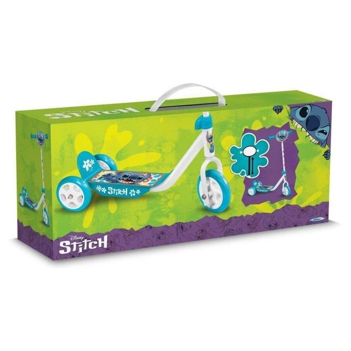 Trottinette 3 Roues - DISNEY - STITCH - Ajustable en hauteur - Large p