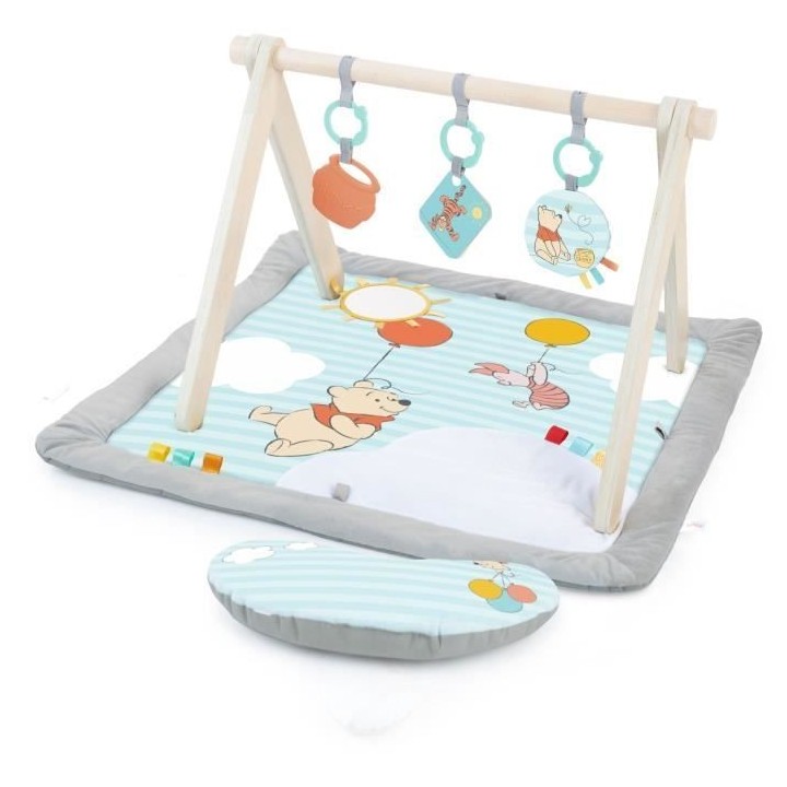 DISNEY BABY Tapis d'éveil Winnie l'Ourson, Arche de jeu pliable en bo