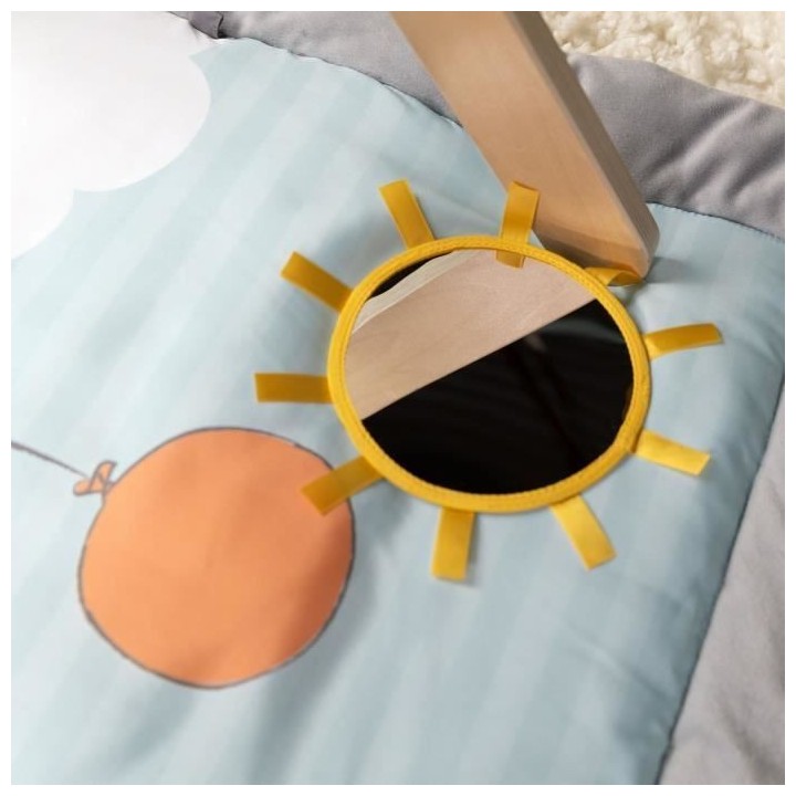 DISNEY BABY Tapis d'éveil Winnie l'Ourson, Arche de jeu pliable en bo