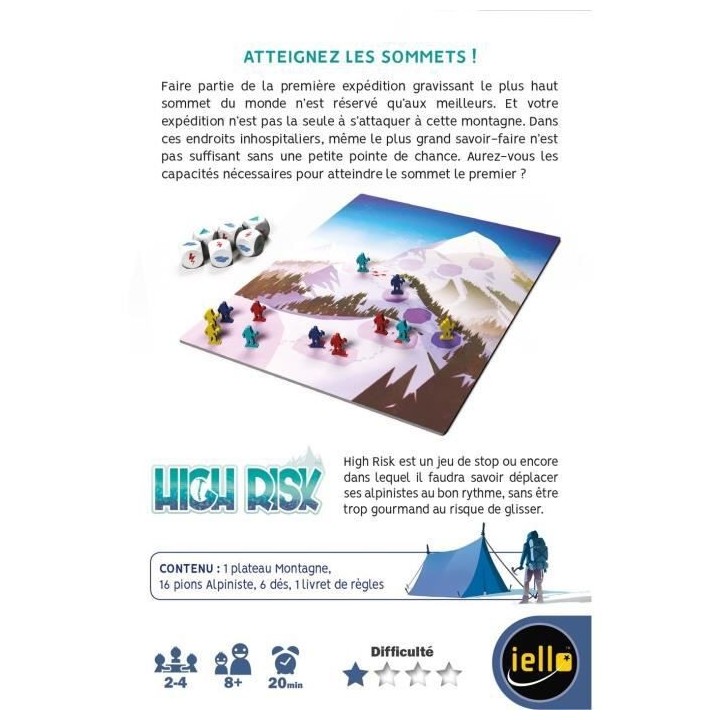 High Risk - Jeu de plateau - jeu de dés - IELLO