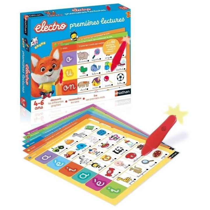 Jeu électronique - NATHAN - Electro Premieres lectures - Questions-r