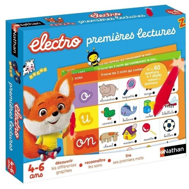 Jeu électronique - NATHAN - Electro Premieres lectures - Questions-r