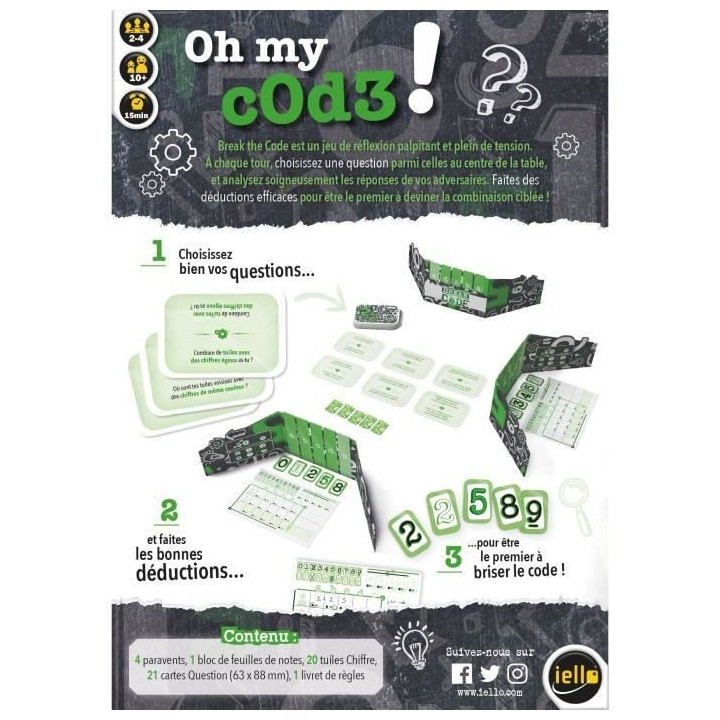 Break the Code - Jeux de société - IELLO