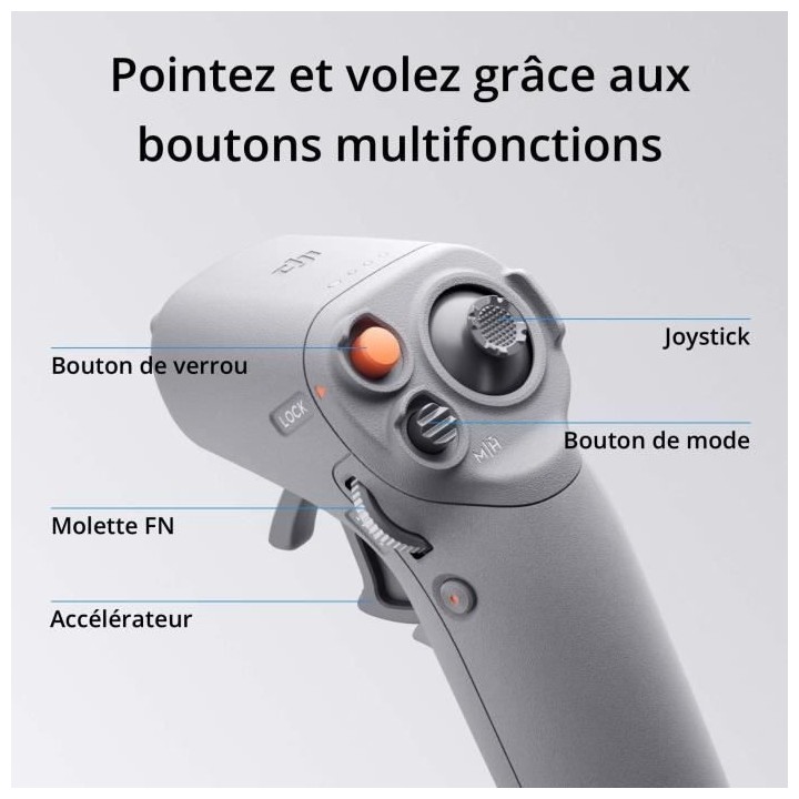 Manette de contrôle drone DJI RC Motion 2 - Accessoire - Gris - Contr