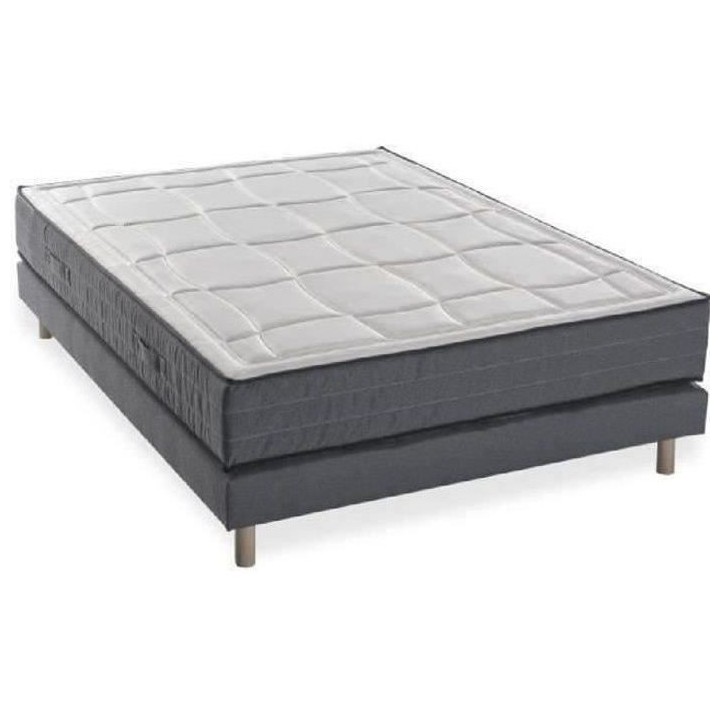 Ensemble matelas + sommier 140x190 cm - Mémoire de forme - 28cm - 5 z
