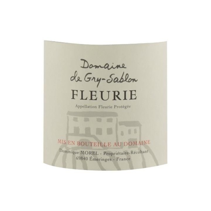 Domaine de Gry-Sablon Les Vieilles Vignes 2023 Fleurie - Vin rouge de