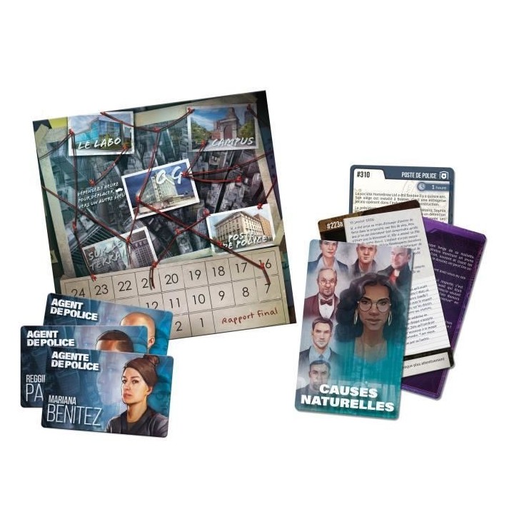 Détective : Saison 1 - Jeux de société - Jeux pour la famille - Jeu