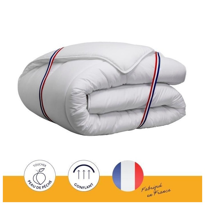 DODO Couette tempérée Country - 200 x 200 cm - Blanc