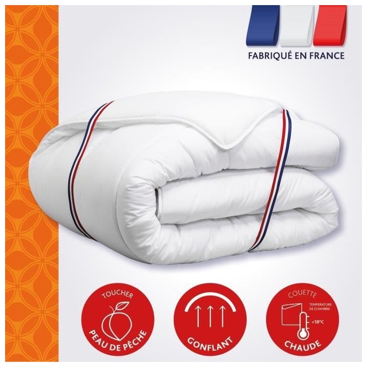 DODO Couette chaude Patagonie blanc - 240x260 cm