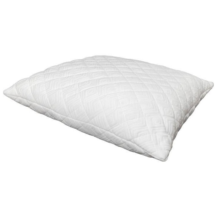 Oreiller Le Matelassé DODO - 60x60 cm - Soutien ferme - Taie déhouss