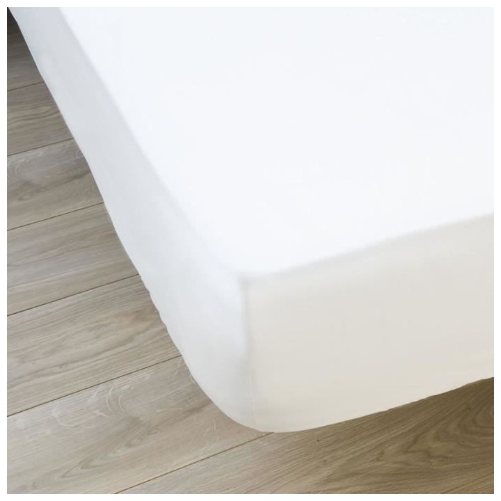 Protege matelas imperméable - 140x190 cm - Coton/Polyester - Anti pun