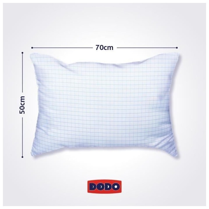 Oreiller médium DODO 50x70 cm - Protection anti punaise, anti acarien