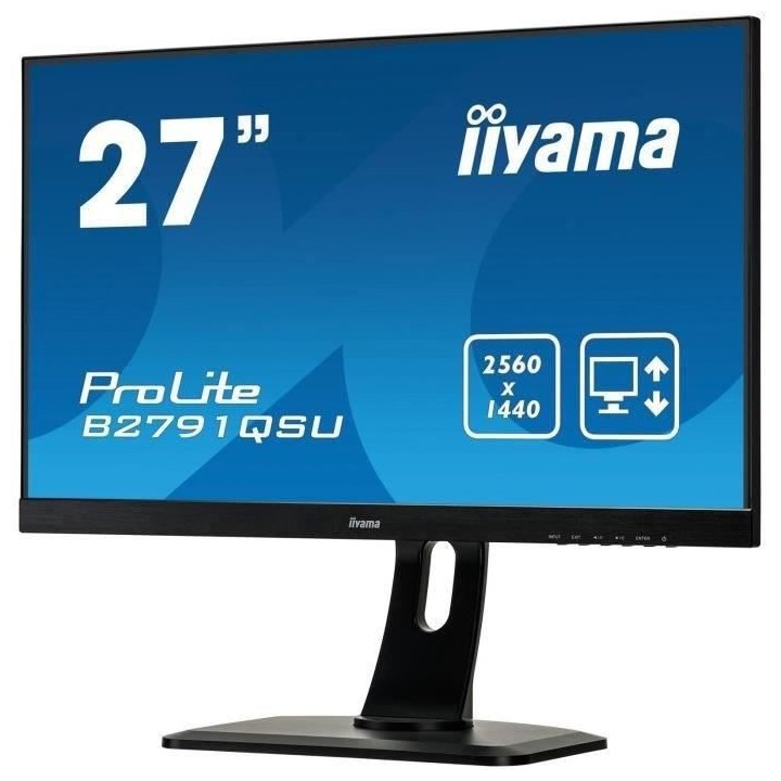 Ecran PC - IIYAMA ProLite B2791QSU-B1 - 27 WQHD - Dalle TN - 1ms - 75H