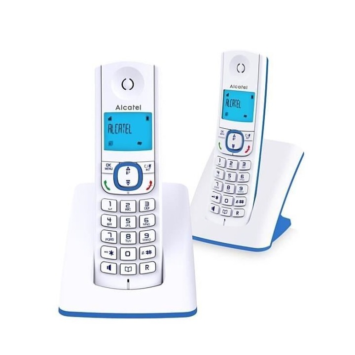 Téléphone sans fil - ALCATEL - F530 Duo - 2 combinés, blocage d'app