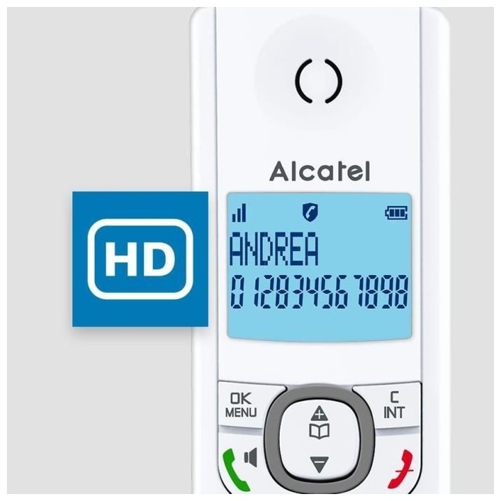 Téléphone sans fil - ALCATEL - F530 Duo - 2 combinés, blocage d'app