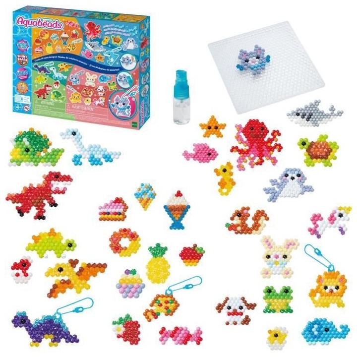 Le coffret créatif 4 en 1 - AQUABEADS - 35072 - 1900 perles pour cré