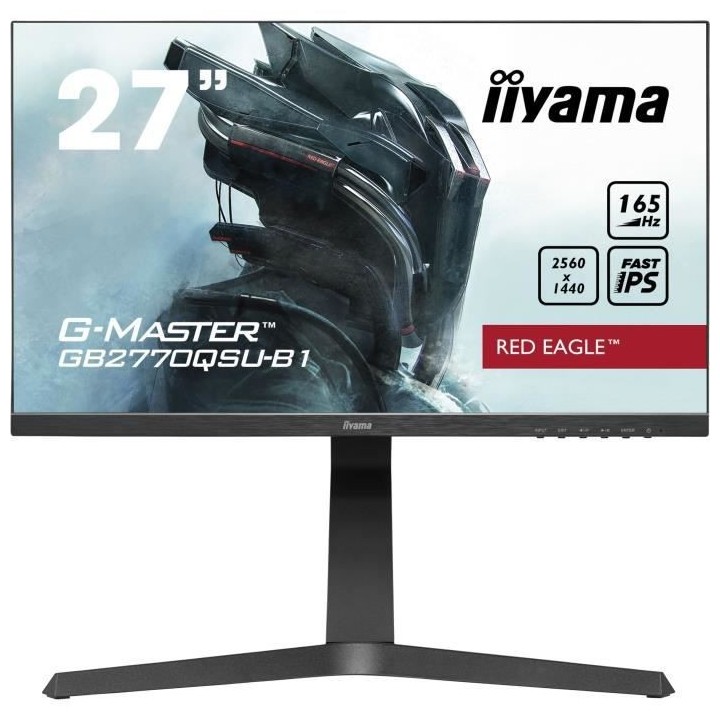 Ecran PC Gamer - IIYAMA G-Master Red Eagle - 27 WQHD - Dalle IPS - 0,5