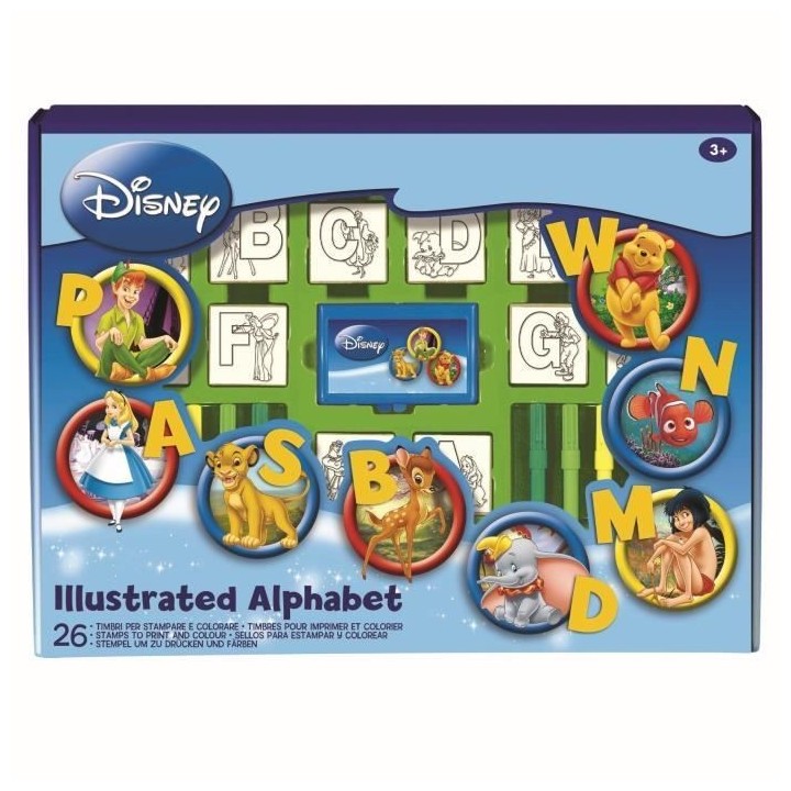 Coffret L'Alphabet illustré - MULTIPRINT - 1936 - Disney