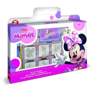 Coffret de tampons - MULTIPRINT - 7866 - Minnie - 7 tampons bois et la