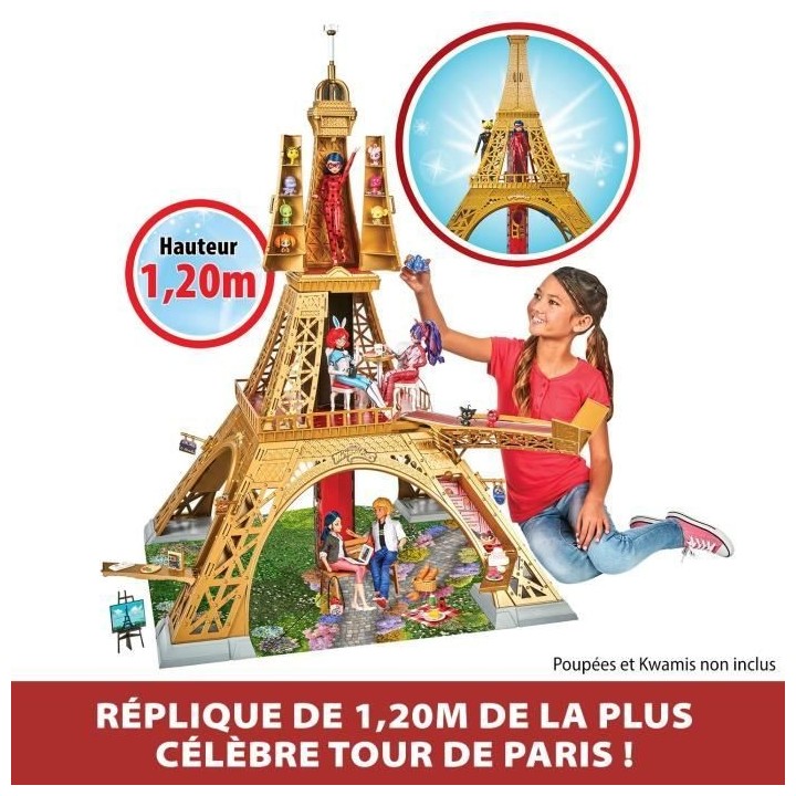 Playset deluxe Paris - BANDAI - Miraculous - Plus de 1,20 m avec acces