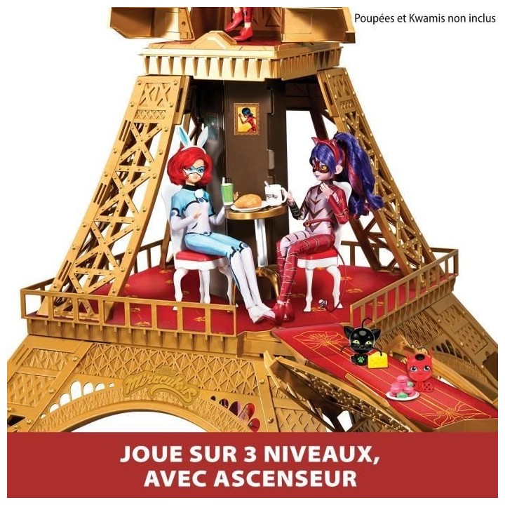 Playset deluxe Paris - BANDAI - Miraculous - Plus de 1,20 m avec acces