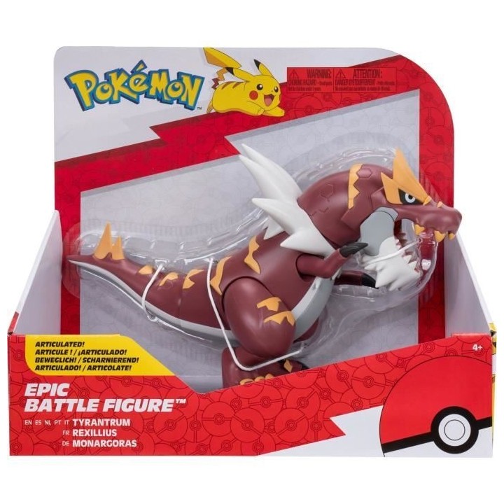 Figurine - BANDAI - Pokémon légendaires Rexilius - 30 cm, articulée