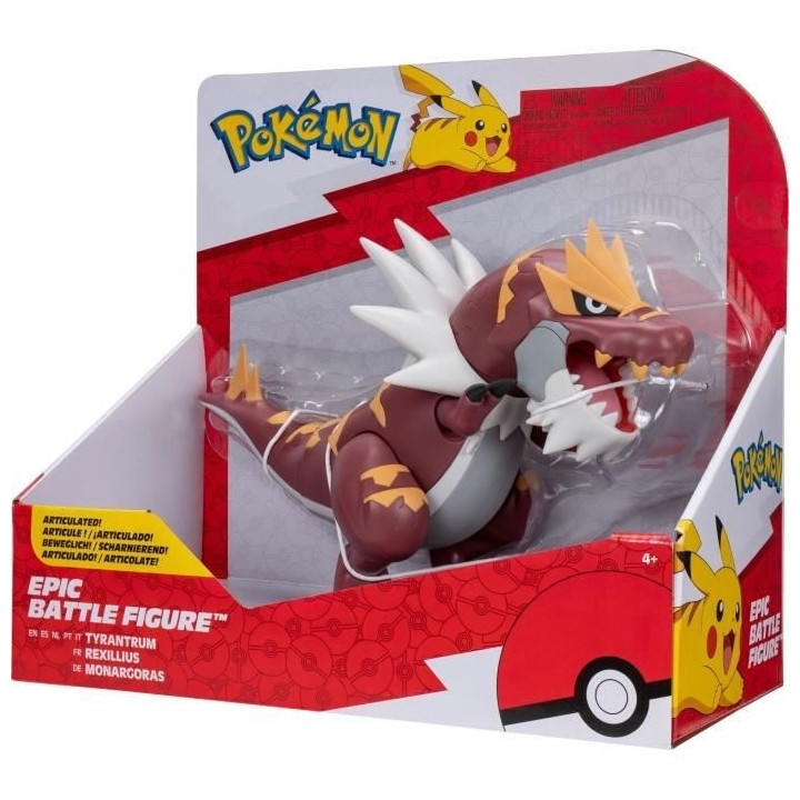 Figurine - BANDAI - Pokémon légendaires Rexilius - 30 cm, articulée