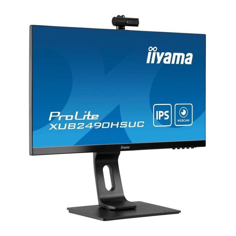 Ecran PC - IIYAMA - ProLite 23,8 - 23,8 FHD - Dalle IPS - 4 ms - 60 Hz - HDMI / DisplayPort / VGA