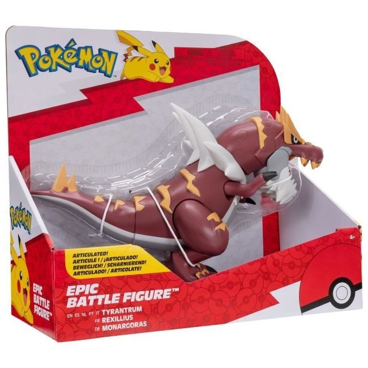Figurine - BANDAI - Pokémon légendaires Rexilius - 30 cm, articulée