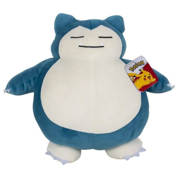 Peluche - BANDAI - Pokémon Ronflex (Snorlax) - 40 cm, douce et moelle