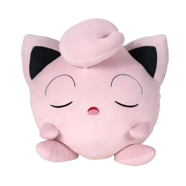 Peluche - BANDAI - Pokémon Rondoudou (Jigglypuff) - 40 cm, douce et m