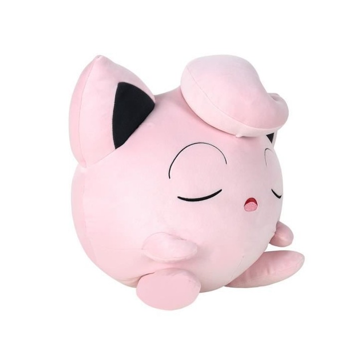 Peluche - BANDAI - Pokémon Rondoudou (Jigglypuff) - 40 cm, douce et m