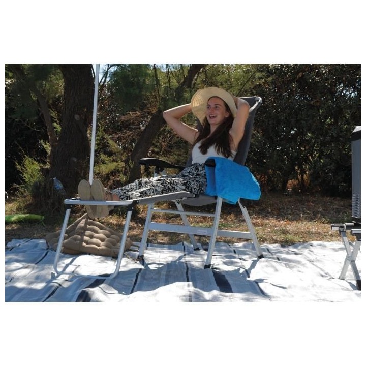 Fauteuil aluminium - BAYA SUN - Confort Maxi - Gris