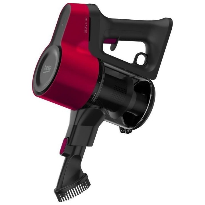 Aspirateur balai BEKO VRT50121VR - 25 AirWatts - 2 vitesses - Rouge
