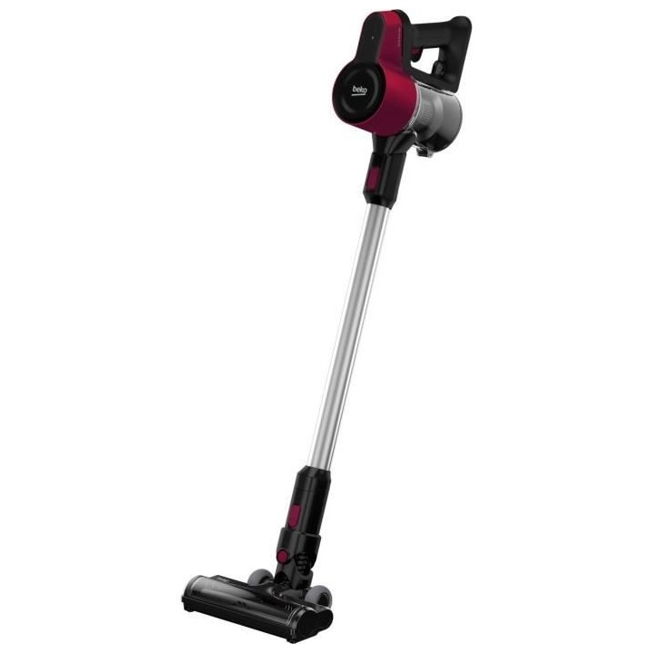 Aspirateur balai BEKO VRT50121VR - 25 AirWatts - 2 vitesses - Rouge