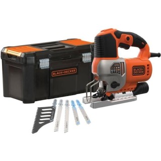 Scie sauteuse pendulaire filaire - BLACK & DECKER - BES610KA5-QS - 650