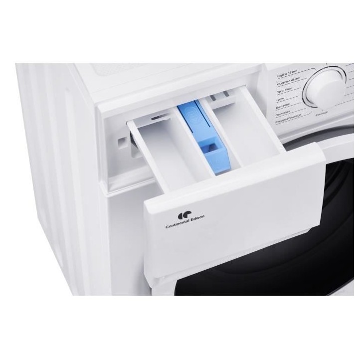 Lave-linge hublot CONTINENTAL EDISON CELL914IWS - 9 kg - Largeur 59,5