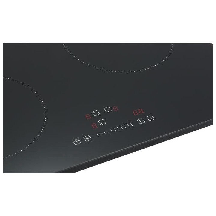 Plaque induction 3 foyers CONTINENTAL EDISON 6200W- 3 timers - 3 boost