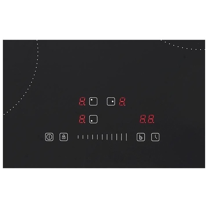 Plaque induction 3 foyers CONTINENTAL EDISON 6200W- 3 timers - 3 boost