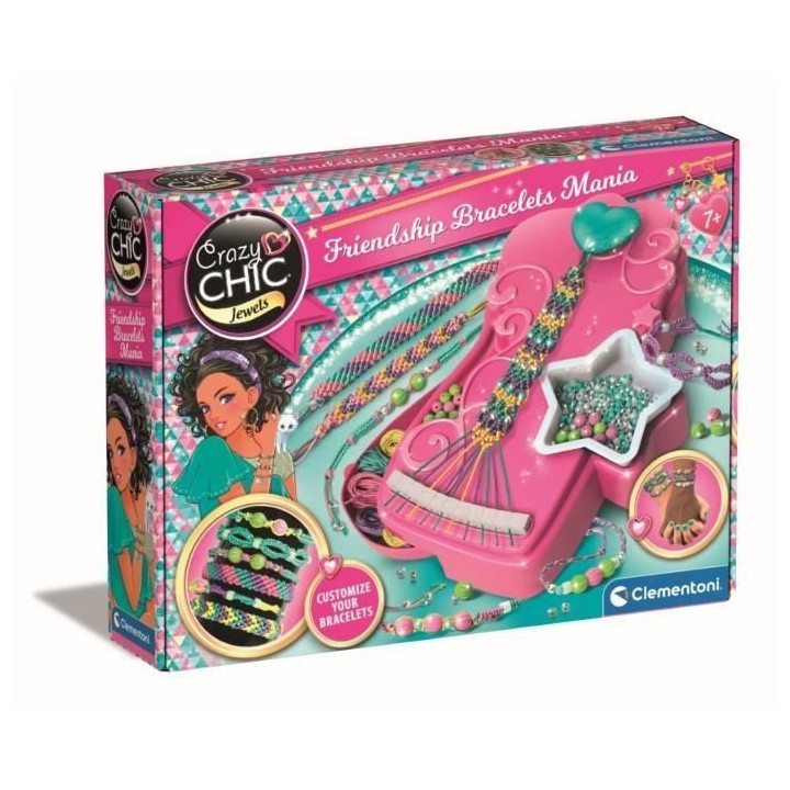 CLEMENTONI - Friendship bracelets Mania- Créer tes bracelets de l'ami