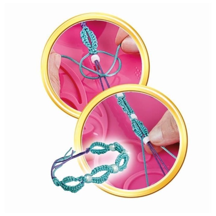 CLEMENTONI - Friendship bracelets Mania- Créer tes bracelets de l'ami