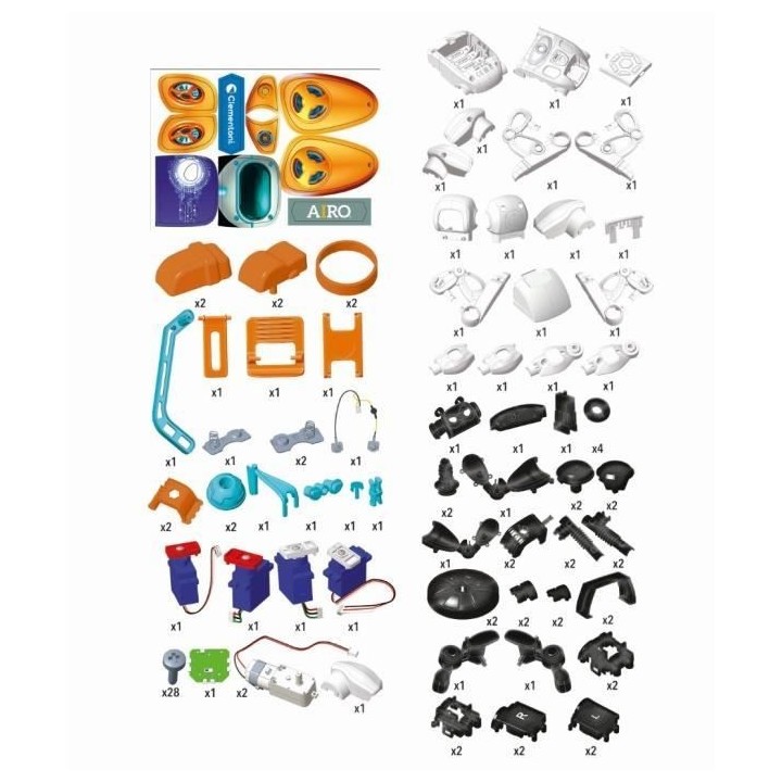 CLEMENTONI - AIRO, Robot a intelligence artificielle - Reconnait les g