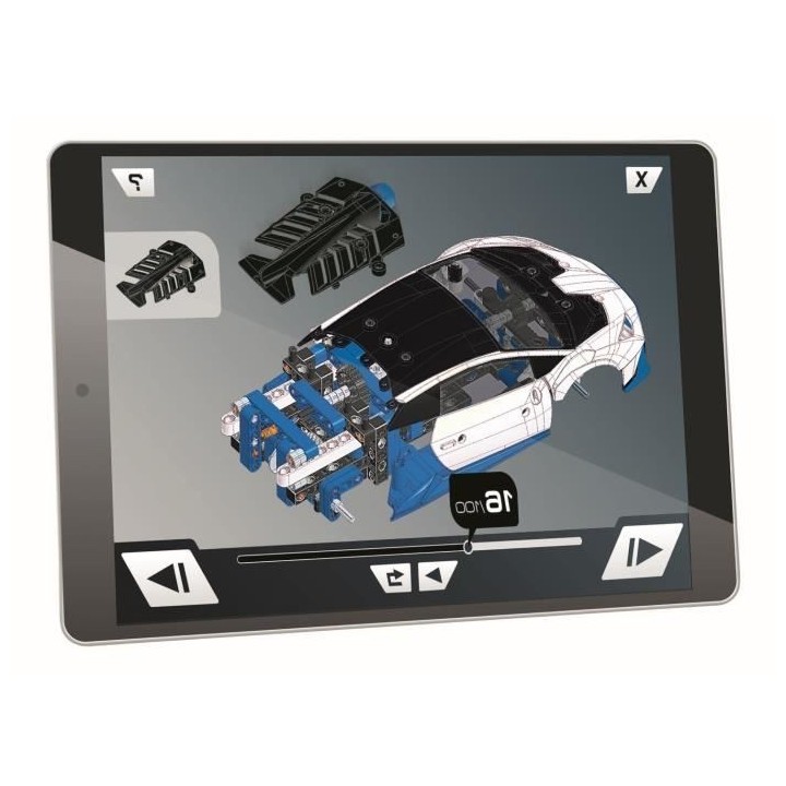 CLEMENTONI - Lamborghini Huracan STO a construire - Roues orientables