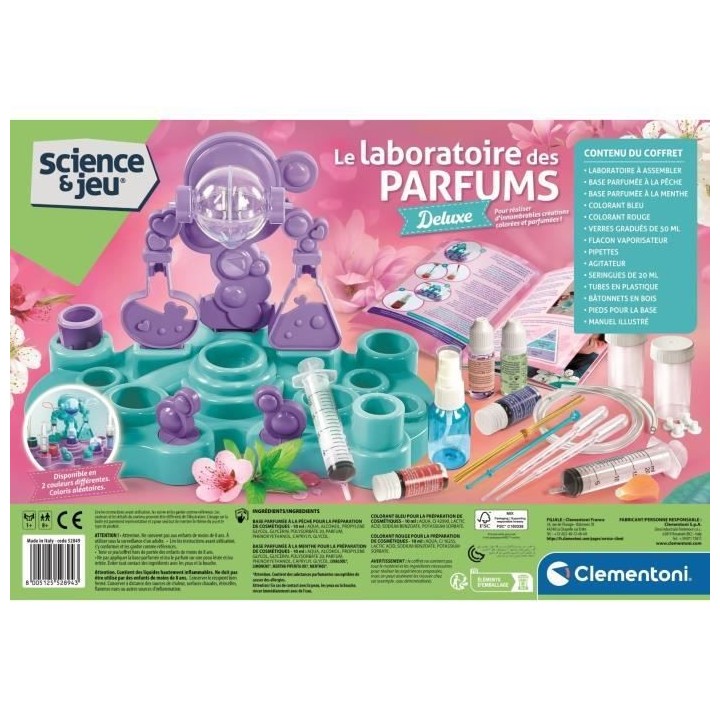 CLEMENTONI - Mon laboratoire de cosmétique Deluxe - Créer son parfum
