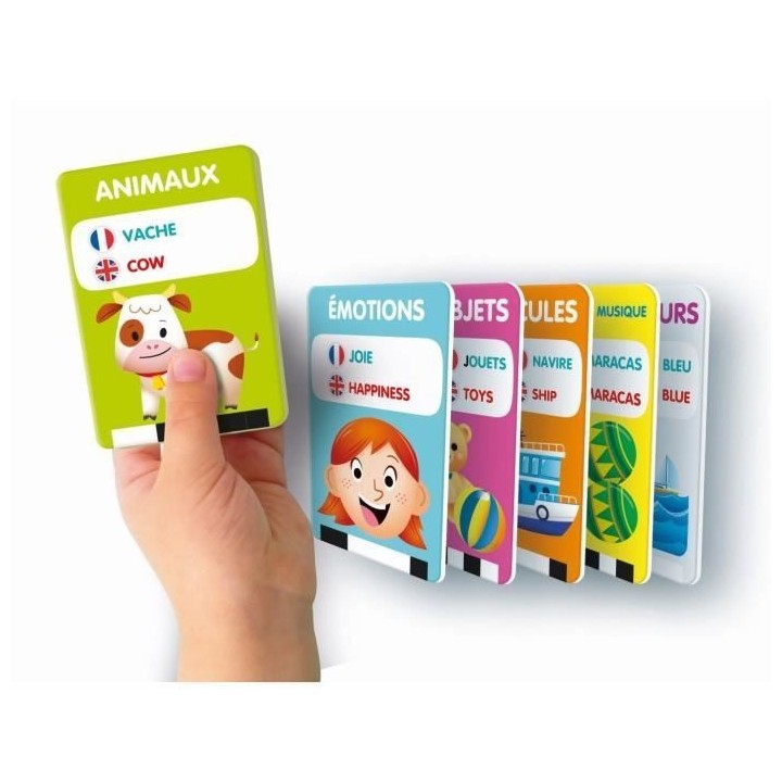 CLEMENTONI - Mes 100 premiers mots Bilingue - Jouets éducatifs - 2 mo