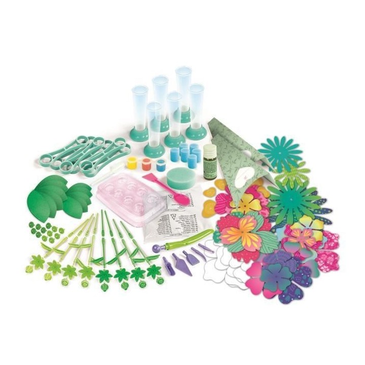 CLEMENTONI - Fleurs parfumées a créer - 7 créations - IDEA - Des 7a