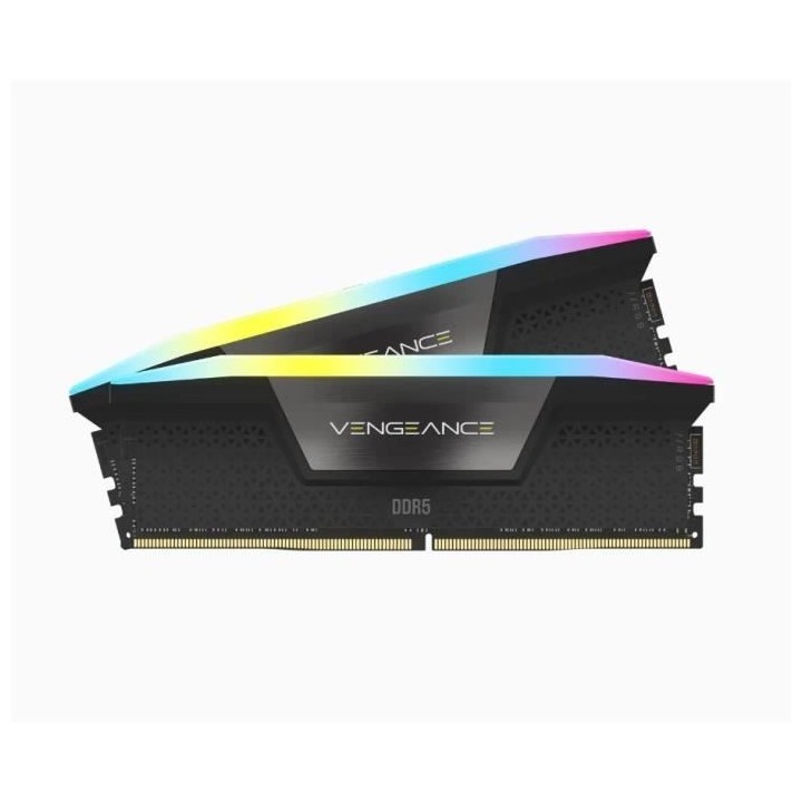 Mémoire RAM - CORSAIR - Vengeance RGB DDR5 - 32GB 2x16GB DIMM - 5600