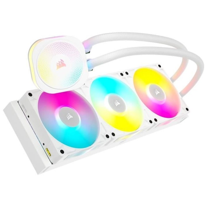 Watercooling - CORSAIR - iCUE LINK TITAN 360 RX - RGB - Blanc